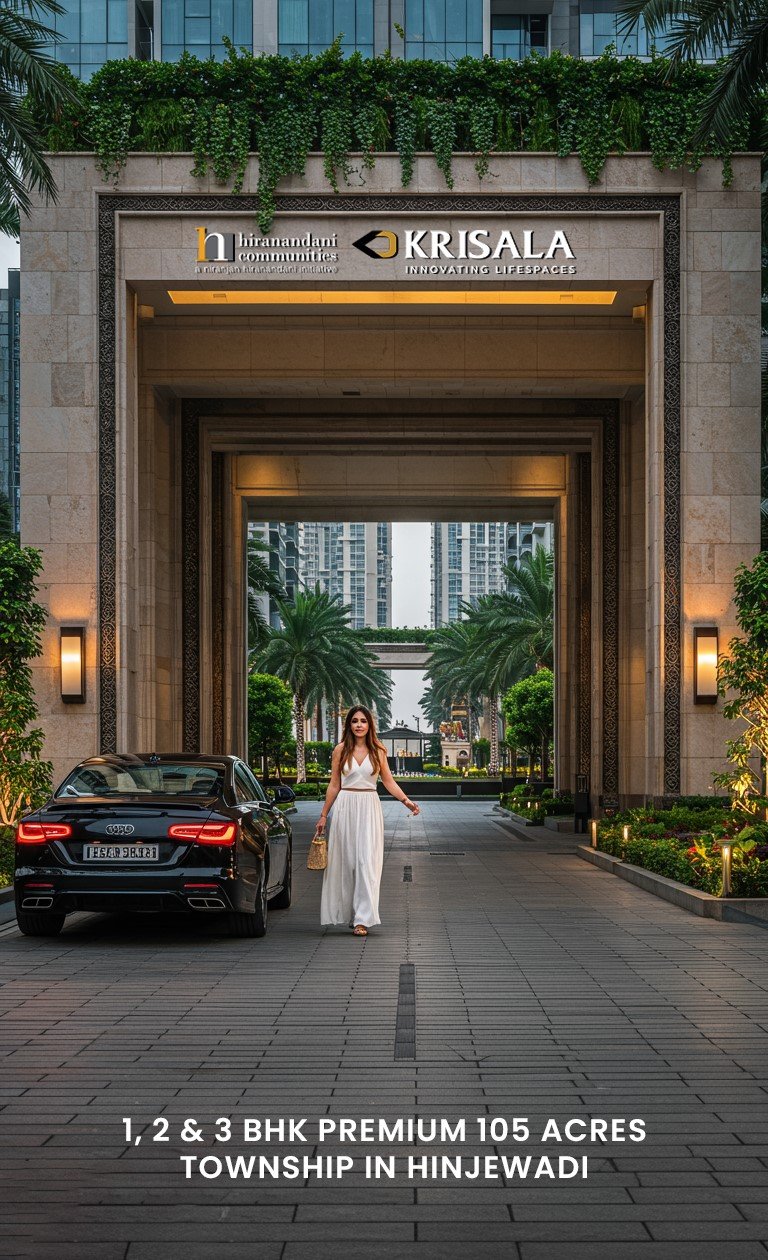 Krisala Hiranandani Township, Hinjewadi Township, Krisala Developers, Hiranandani Hinjewadi, 105 acre township Pune, Luxury Apartments Hinjewadi, Villas Hinjewadi, Township near Rajiv Gandhi Infotech Park