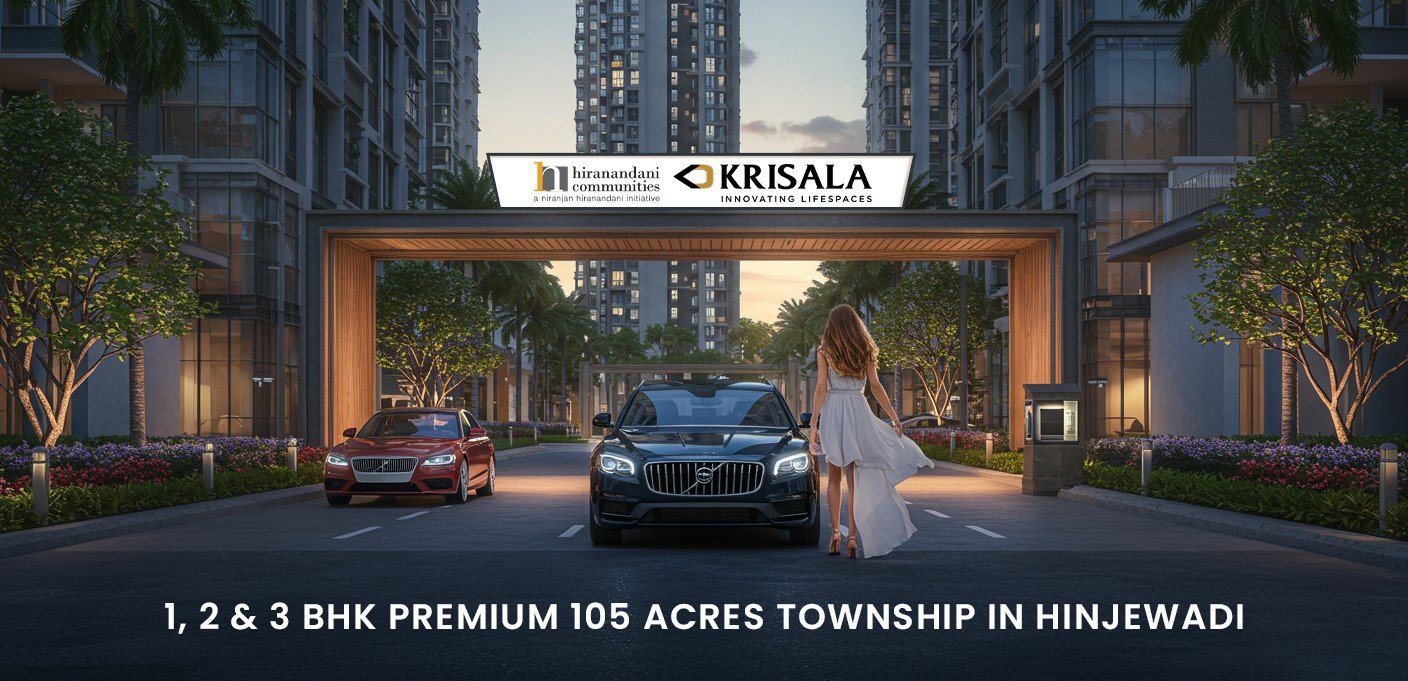 Krisala Hiranandani Township, Hinjewadi Township, Krisala Developers, Hiranandani Hinjewadi, 105 acre township Pune, Luxury Apartments Hinjewadi, Villas Hinjewadi, Township near Rajiv Gandhi Infotech Park